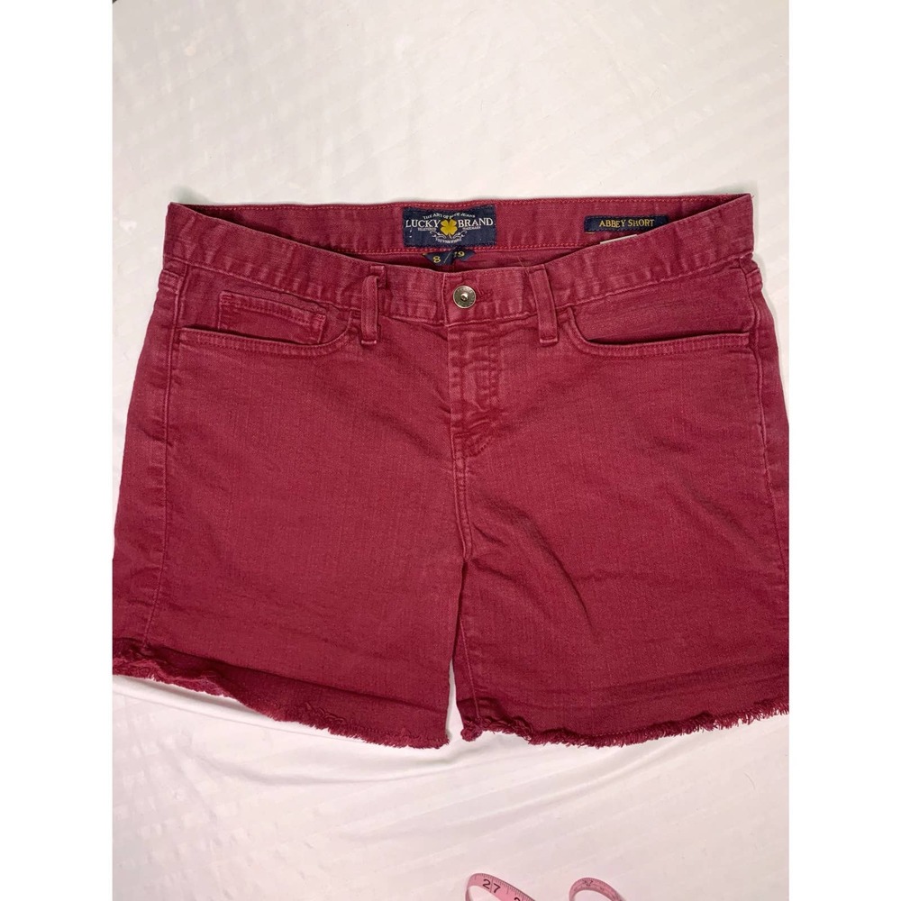 Burgundy Lucky Brand Shorts
